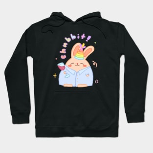 Chubbit Wine Party Logo (with font) Hoodie